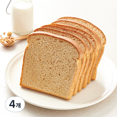 더브레드블루 통밀식빵 6개입, 220g, 1개입, 4개