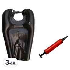 이소온 간편 머리감기 세트, 3세트, 01 블랙