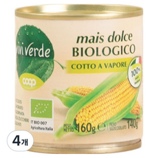 Vivi Verde 甜玉米罐頭, 160g, 4個