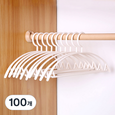 NINSHOP 防滑衣架, 白色, 100個