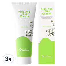 PAUL MEDISON Ato孩童溫和乳霜, 3條, 100ml