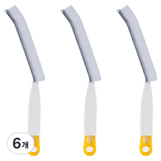 소유공간 슬림클린 라이트 틈새브러쉬, 화이트, 6개