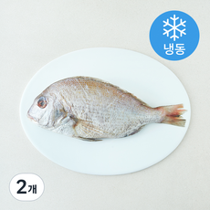 the 푸짐한 국내산 프리미엄 손질 참돔 (냉동), 2개, 450g