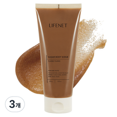 라이프넷 슈가 저자극 바디스크럽 일랑일랑, 200g, 3개