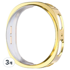 TEN BRIDGE Galaxy Watch8 相容全包覆 TPU 防撞殼, 金色, 3個