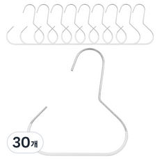 모나코올리브 데일리 옷장 소품걸이, 30개, 화이트