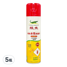 鱷魚 水性殺蟲劑, 1瓶, 5瓶, 600ml