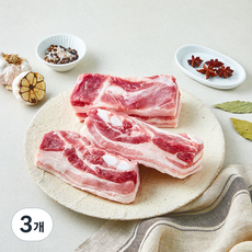포크밸리 삼겹살 1등급이상 수육용 (냉장), 3개, 1kg