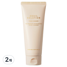 네이처리퍼블릭 스네일 솔루션 폼클렌징, 150ml, 2개