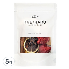 THEHARU 동결건조딸기가 있는 초간편 뱅쇼만들기 키트 시나몬 향신료 + 꿀스틱, 5개