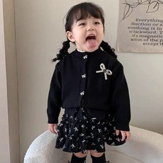 Arbe 여아용 디데이 리본 상하복 세트