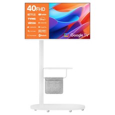 와이드뷰 FHD 스마트 TV + 삼탠바이미 이동식 스탠드 세트, 101cm(40인치), GTWV400FHD11(TV), EKWBYME3833W(스탠드), 스탠드형, 고객직접설치