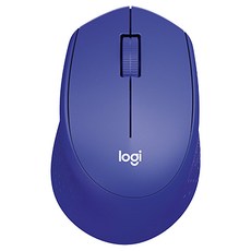 Logitech 羅技 靜音無線滑鼠, M331, 藍色