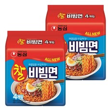NONGSHIM 農心 Q彈韓式辣拌麵 130g, 8包