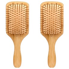 小麥購物 楠竹氣墊按摩梳 G905 124g, 2支, 木質色