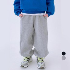 BerryCloset 兒童刷毛閃光滾邊束口褲