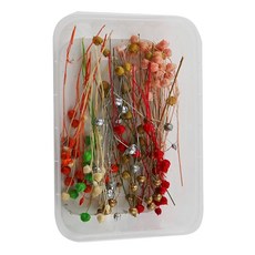 A-ONE 匯旺 乾燥花 A25 永生富貴豆 3色混搭 1個, 多色