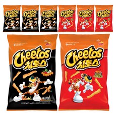 치토스 매콤달콤한맛 82g 4p + 스모키바베큐맛 82g 4p 세트, 1세트