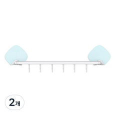 물방울 모서리 소품 걸이, 랜덤발송, 2개