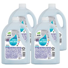 인블리스 실내건조 블루 세탁세제 본품, 2.5L, 4개