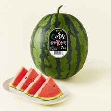 다올찬 맹동 꿀수박, 7kg 이상, 1개