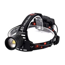 TX Tanox 特林 XHP70 伸縮變焦強亮頭燈 照射度4000流明 TYPE C傳輸線 USB充電, 黑色, 1個