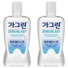 Garglin Zero Blast 漱口水, 750ml, 2個