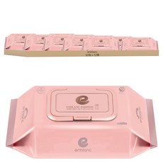 enblanc Safe 粉色款嬰幼兒濕紙巾, 72張, 10包