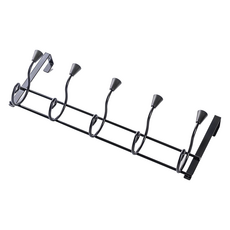 Little Pink Rabbit 粉彩小兔 鐵藝粗線條造型門後5鉤, E33015, 1個