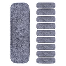 World Clean 超細纖維拖把環狀墊 灰色, 10個