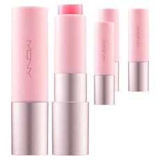 맥퀸뉴욕 베러댄키스 립밤 포 우먼, 파스텔핑크(피치 바닐라향), 3.5g, 4개