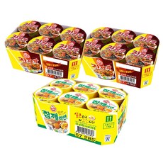 오뚜기 진짬뽕 컵 75g 12p + 참깨라면 65g 12p, 1세트