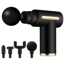 JAR嚴選 Mini輕量型便攜隨身震動式筋膜槍, 不適用, 暗夜黑