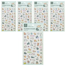 JOY STAR 咕溜貓 迷你手帳貼 Planner Sticker, 綠色, 1組
