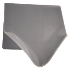 浴室無痕免打孔肥皂架 - 灰色，PP塑料, 1組