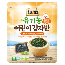 Alvins 愛彬思 海苔酥, 蔬菜口味, 21g, 3包