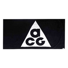 NIKE 耐吉 ACG 毛巾 (145x80cm) 100%棉, 黑白, 1條