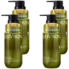 루브스킨 아르간오일 헤어에센스 화이트머스크향, 4개, 100ml