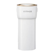 HYPASS 海帕斯 車用空氣清淨機 Air Bottle 台灣製造, HAB-02, 時尚白