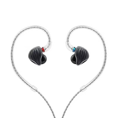 FiiO FH5 四單元圈鐵MMCX單晶銅鍍銀可換線耳機，黑色，120cm線長，提供絕佳音質與舒適體驗, 1組