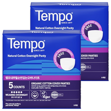 韓國 Tempo 棉柔褲型衛生棉, 均碼, 2包, 5片