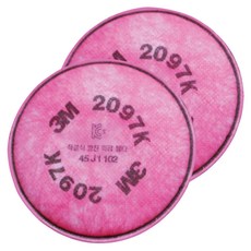 3M 防毒面具防塵濾網 2入, 粉色, 1組