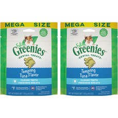 그리니즈 고양이 필라인 구강관리 스낵, 참치, 130g, 2개