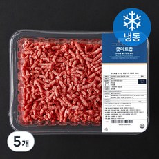 굿미트찹 미국산 우앞다리 다짐육 (냉동), 500g, 5개