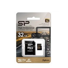 Sp Silicon Power Golden High Endurance A1 V30 microSD 黑盒存儲卡, 32GB