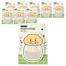 KAKAO FRIENDS 春植Ordinary造型便條紙, 玻璃瓶, 9個, 40張