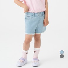 Lolly Tree 童款抽鬚牛仔短褲