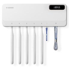 디센느 UVC 온열 건조 칫솔 거치형 살균기 DSTS002, 퓨어화이트