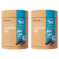 유한양행 강아지 더 건강한 뉴트리션바 영양제 트릿, 관절, 150g, 2개