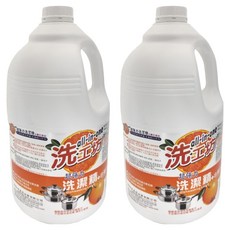 快克 洗潔精 小蘇打橘皮油, 4L, 2桶